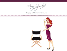 Tablet Screenshot of amysparksmakeup.com